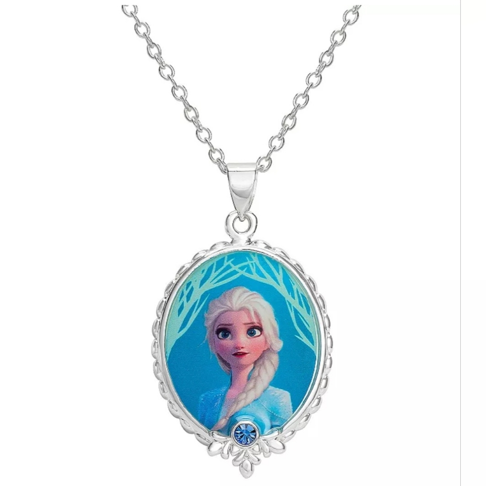 Disney's Frozen Elsa Crystal Pendant Necklace